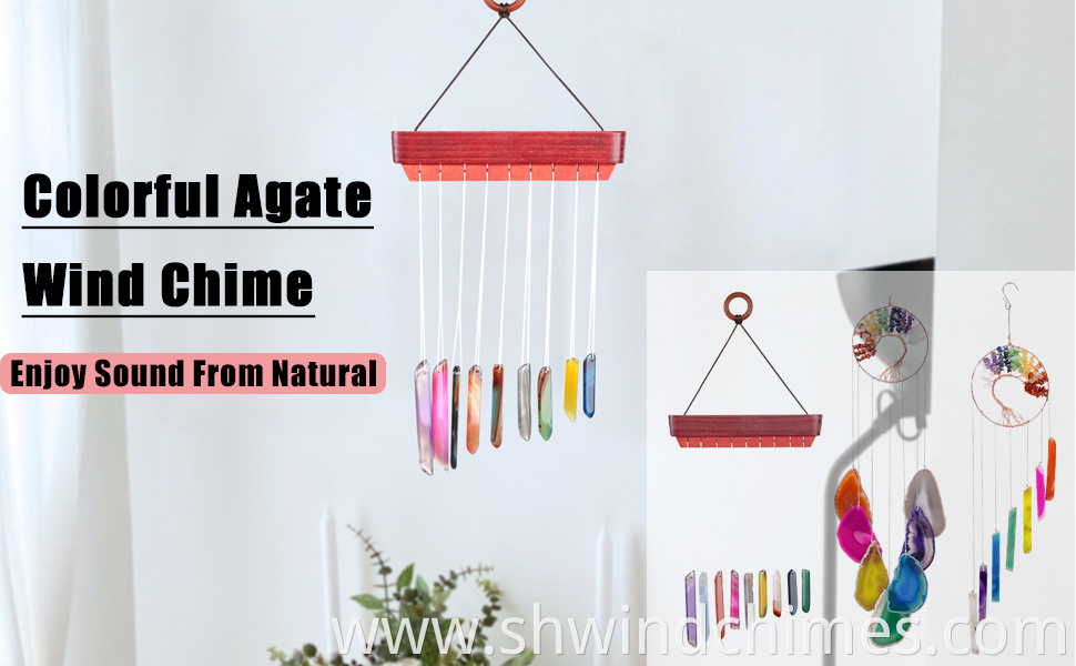 Agate Stick Wind Chime